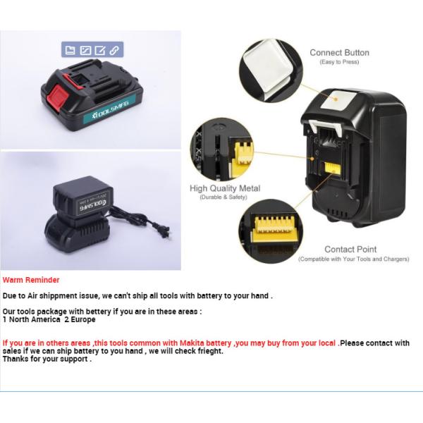 20Volt Electric Power Tools 90kgs 500n.M Electric Power Tools