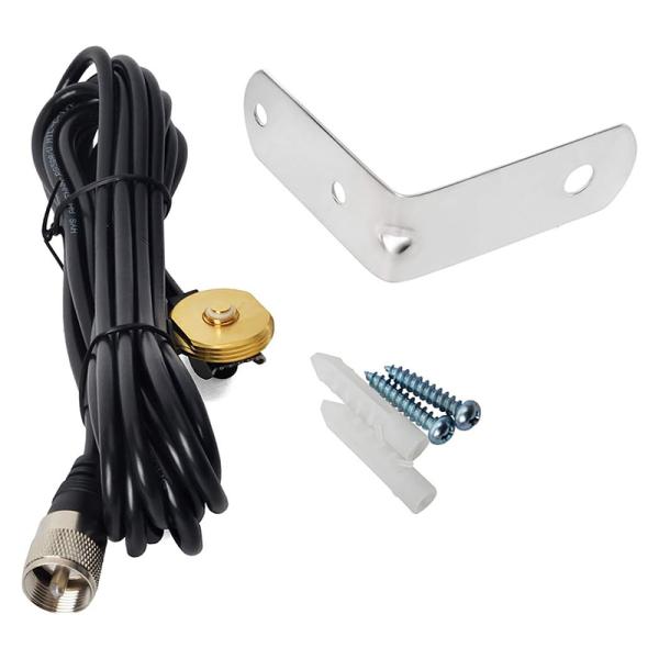 uhf VHF universal Car antenna signal G58 Coax Cable NMO Antenna and NMO Mount for Truck Car Mobile Radio Transceiver