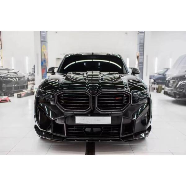 For BMW XM Carbon Fiber Widebody Kit XM Upgrades RNG-style Carbon Fiber Front Lip Diffuser Wheel Arch Spoiler Hood Wide Body