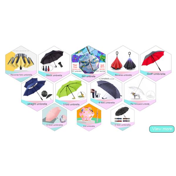 Open Diameter 90cm 19inch 8K 190T Pongee Kids Umbrella with Ears Personalized and Cute