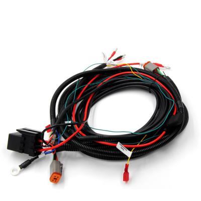 ISO Electrical Connector Automotive Wiring Harness Cable Assembly 8AWG-28AWG
