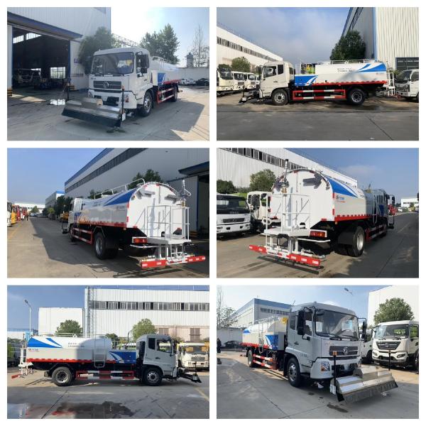 Diesel Power Street Washer Truck With High Pressure Cleaning Technology