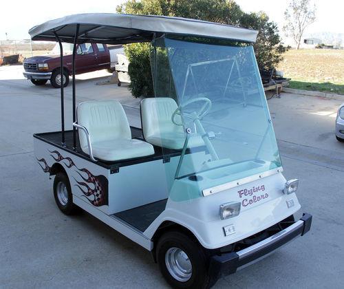 2 carrinhos de golfe bondes 150cc dos assentos fáceis vão ar do cilindro do curso do carrinho de golfe quatro único de refrigeração
