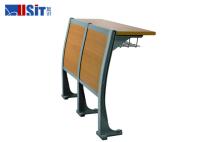 Moderno simples da mesa de dobramento de alumínio do estudante e da mobília de madeira da sala de aula da cadeira
