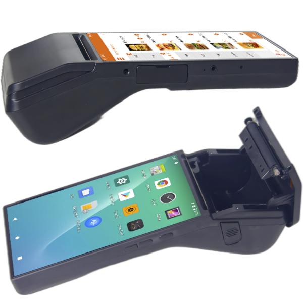 A7N Android 11 Handheld POS-Terminal with 7'' HD Screen and 80mm Thermal Printer Inbuilt