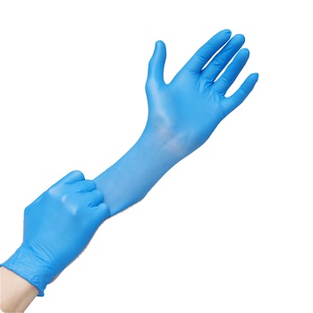Hubei Haixin CE Medical Examination Gloves Surgical Hand Nitrile Gloves Disposable Medical Gloves Powder Free Blue