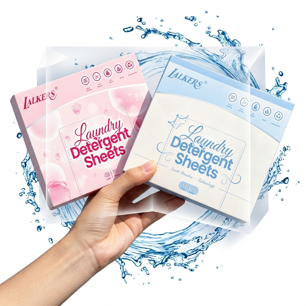 Paraben & Phosphate Free 100% Plant Based Laundry Detergent Sheets with Zero Waste Packaging