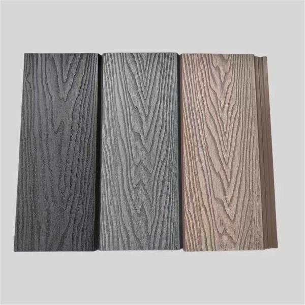 150mm*25mm Customized WPC Solid Decking for Environmental-Friendly Flooring NYS150*25