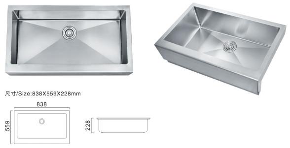 Built In Undermount Kitchen Sink Stylish Comfy Area Stainless Steel Restaurant Sink