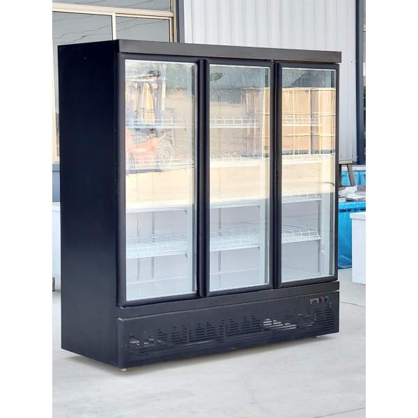 Restaurant Bar Beverage Upright Glass Door Freezer Three Door