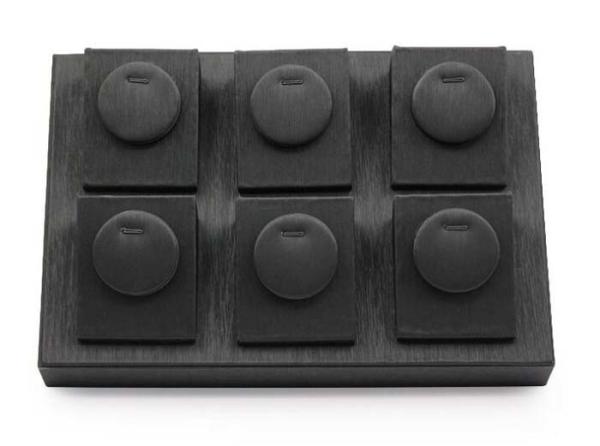 PU Leather Jewelry Storage Trays OEM For Bangle Rings Counter Displays