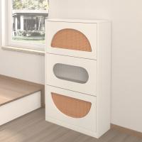 MeublesR 25 kg Capacité maximale de charge Armoire à chaussures miroir en bois