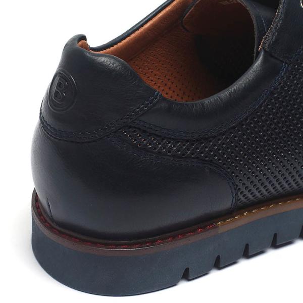 OEM ODM Black Lace Up Mens Breathable Leather Shoes