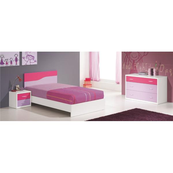 Children room furniture-Bed, bedside table, desk.