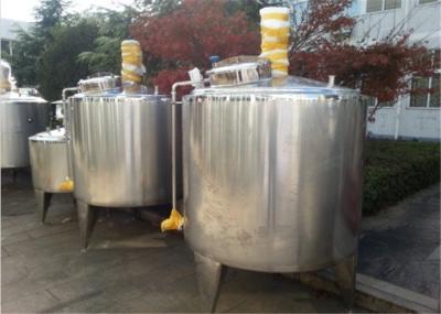 Ice Cream Processing Plant Heating Cooling Tank / Food Grade Stainless Steel Tanks