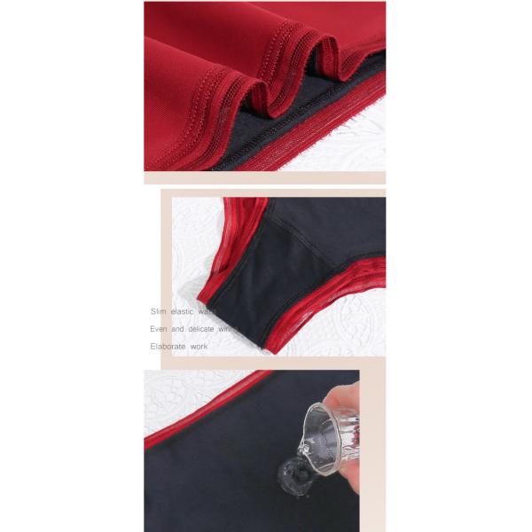 Plus Size Women'S Menstrual Period Panties Underwear 6x 4x Washable Absorbent 4Layer