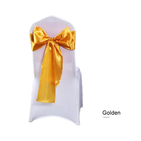 Wedding Banquet Chair Bands With Buckle Sashes Bows