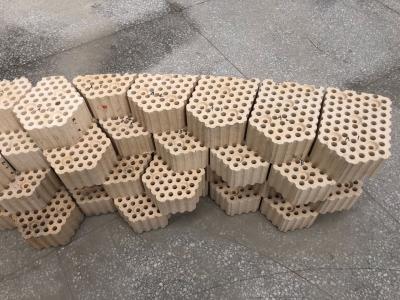 Fogo 40 Al2O3 Clay Bricks resistente à prova de fogo amarelo da estufa de túnel