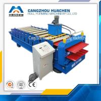 Petit pain à grande vitesse de tôle de double couche formant des machines avec la méthode hydraulique de coupe