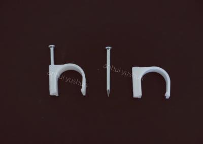 10mm Nail Coaxial Plastic Cable Clips