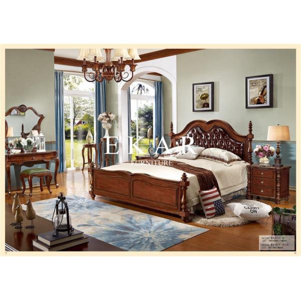 Wooden Sofa Frame Antique Classic Wood Carving Bed