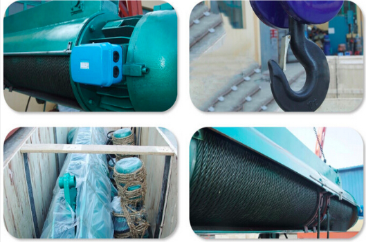 20t Load Capacity Electric Wire Rope Hoist with 20/30m/min Lift Speed and Steel Construction for Industrial Use