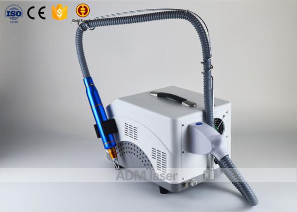 Portable ND YAG  Pico Laser Tattoo Removal Machine 1064 755nm Heads