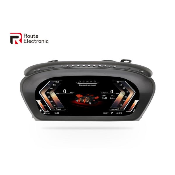 Спидометр группы черточки БМВ Э70 цифров разрешение 12,3 дюймов 1920×720