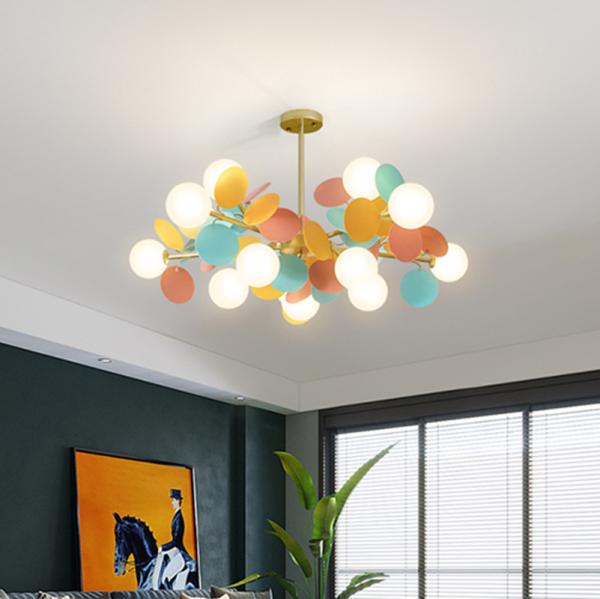 Nordic Chandelier Personality Colorful Cartoon Bedroom Lamp Modern Children's Room Lamp Boy Girl Room Lamp(WH-MI-208)