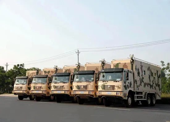 Isuzu Hino HOWO Uav Drone Emergency Support Vehicle Fixed Wing Uav Transportation Truck