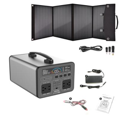 Job Site Field Off Road 1000WH 270Ah Portable Solar Power Kits