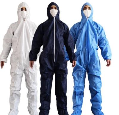 Multi Colored Disposable Protective Suit Full Body Medical Grade Coveralls Breathable