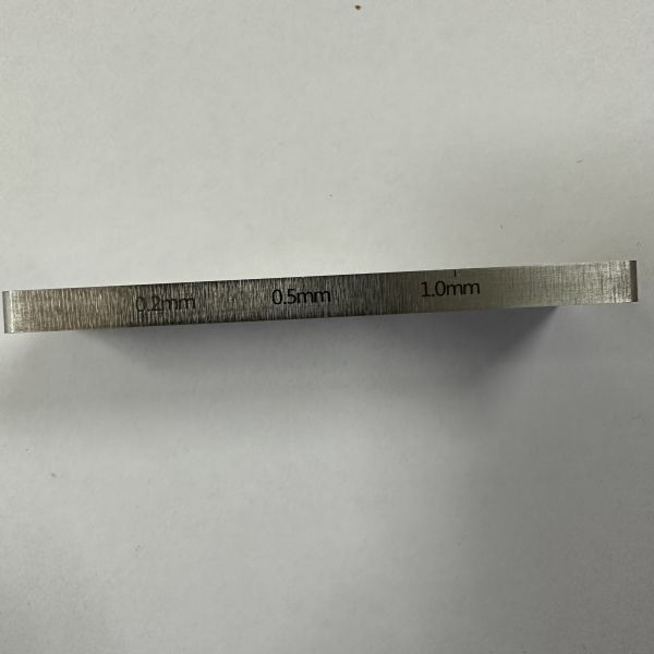 Eddy Current Crack Standards Test Block