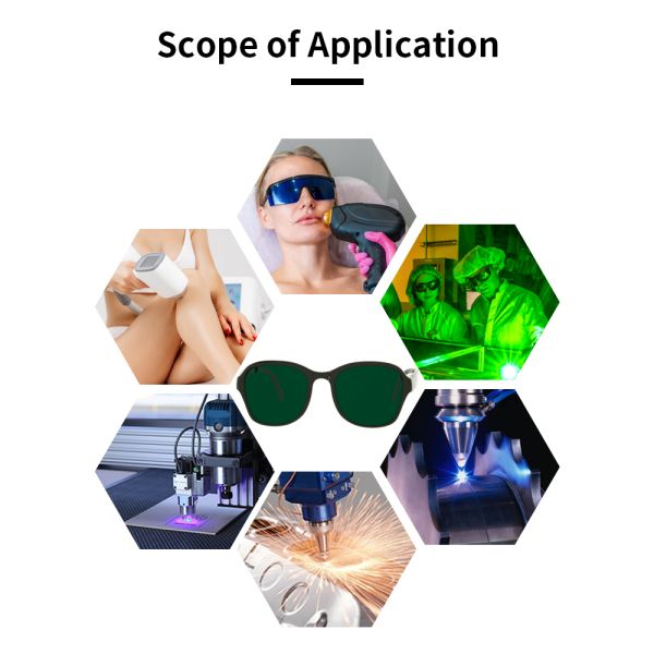 EN207 1064 532nm Laser Goggles Foldable Ipl Hair Removal Beauty Operator Protection Fashion Sunglasses Laser  Safety Glasses
