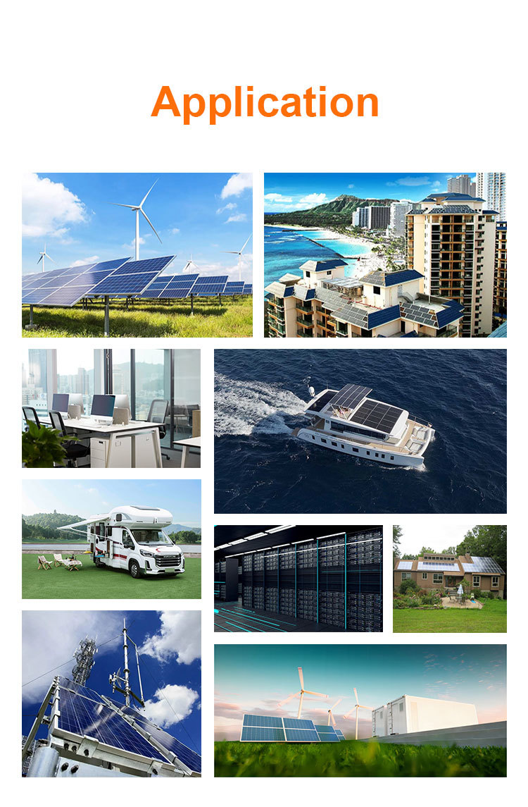 Horizontal Stacked Solar Storage System 12kW+300/600/900/1200Ah BMS MPPT  RS232/RS485/CAN