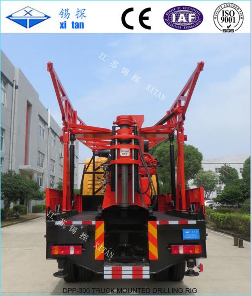 Truck Mounted Drilling Rigs with Torque 3500N . m DPP - 300