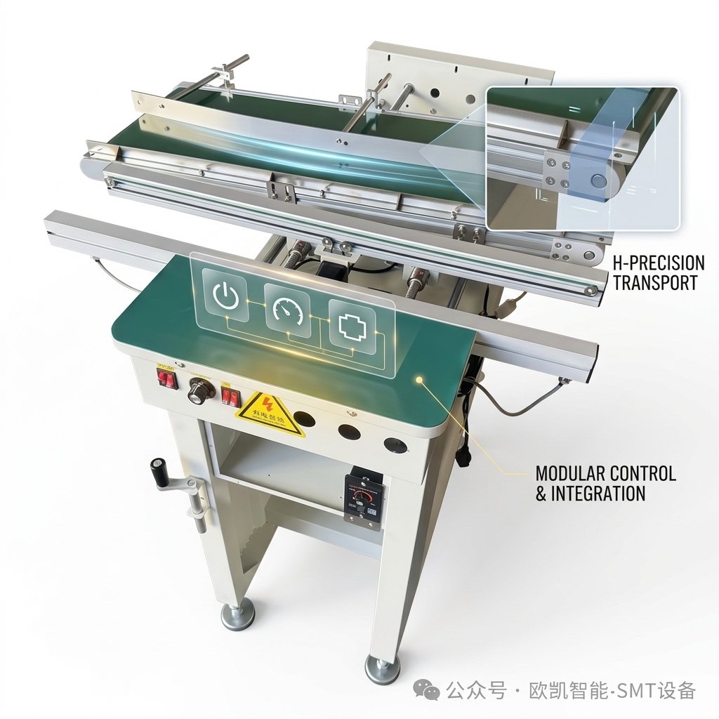 Double-track Mesh Belt Connecting Platform, Width Adjustment 50-350mm Pcb Belt Conveyor