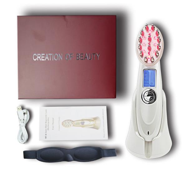 3 In 1 LED Photon Hair Regrowth Laser Comb Head Scalp Repair Hair Massager