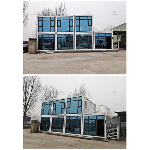 Prefab офис контейнера металла с размещещнием