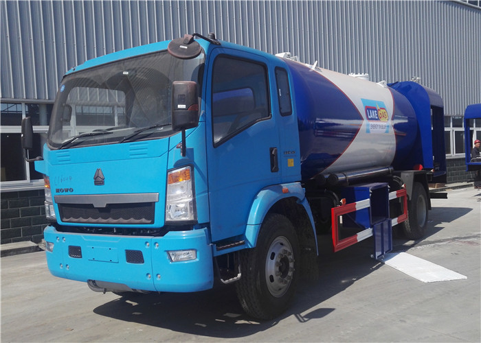 Тележка перехода Sinotruk Howo 4x2 RHD 12000L LPG
