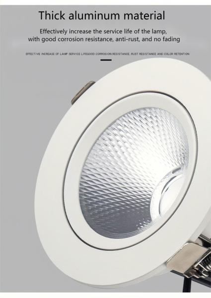18W 36deg Indoor LED Spotlights CRI 90