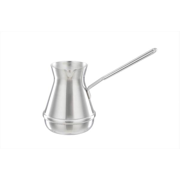 Middle east type stainless steel silver milk cup with lid and stainless steel handle& coffee pot