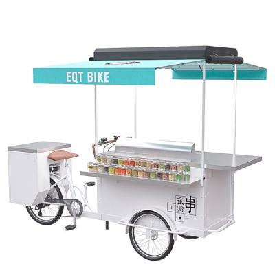 Carro refrigerado a ar do pedal da cerveja, carro da bicicleta da cerveja com multi função