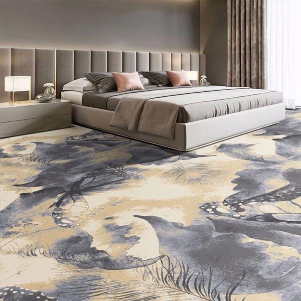 Tufted Wool PP Material Nylon Printed Carpet Roll for Home Hotel Room Prayer Space