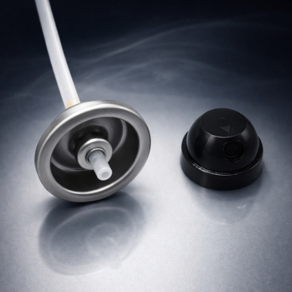 53mm Continuous Mist Valve for Unscented Deodorant Body Spray Applications with Aerosol Valve