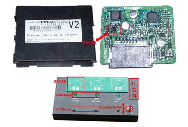 2 In 1 Car Key Programmer Stable For Toyota G Chip And Lexus
