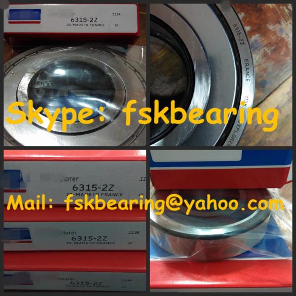 P6 P5 Dust Proof Ball Bearings 6315-2Z Chrome Steel / Stainless Steel