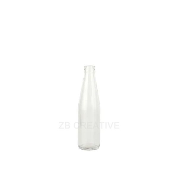 220ml Flint Glass Beverage Bottle Crown Top For Soda 300g CY-821