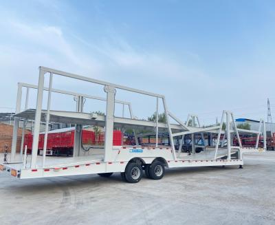 Triangle/Double Star/Double Money Tire Double Deck Lifting SUV Car Carrier Semi Trailer