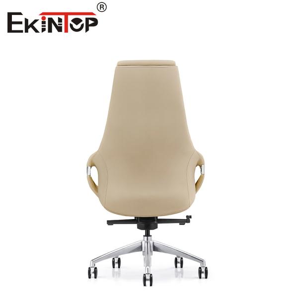 Silla de oficina giratoria de cuero cómoda con rueda silenciosa de PU